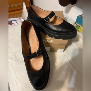 Madewell Women's Black Mary Jane Flats